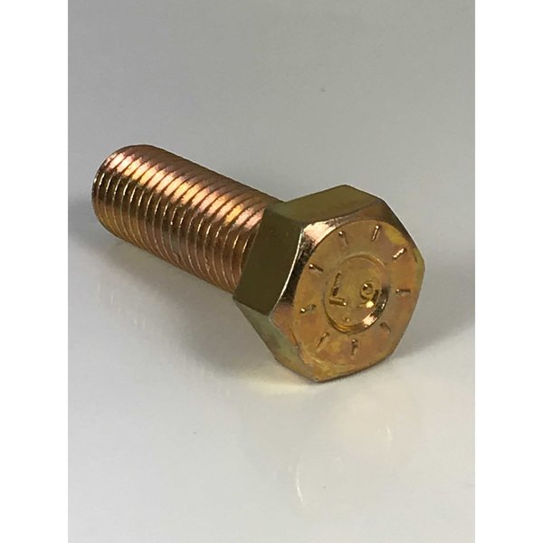 Newport Fasteners Grade 9, 1/2"-13 Hex Head Cap Screw, Zinc Yellow Steel, 6 in L, 150 PK 220005-150